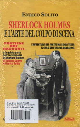 Triple Crime - Enrico Solito - Sherlock Holmes e l'arte del colpo di scena - mensile - maggio 2023- 3 libri gialli