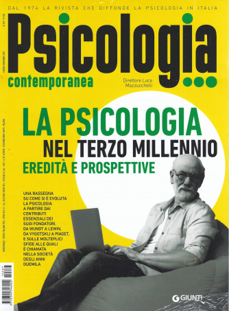 Psicologia Contemporanea - n. 287  -giugno - novembre 2022   -semestrale + Catalogo Psicologia 2022