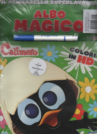 Deux Color - Albo magico Calimero - n. 7 - bimestrale - settembre - ottobre 2023 + pennarello + Magici Dinosauri - 2 album