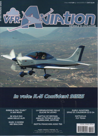 VFR Aviation - n. 105- mensile - marzo  2024