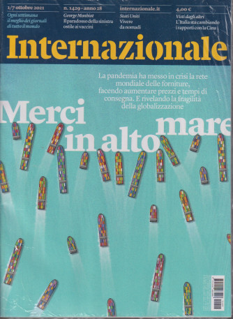 Internazionale - n. 1429 - 1/7 ottobre     2021 - settimanale - 2 riviste