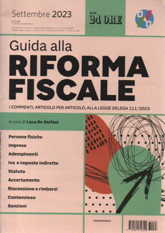 Guida alla riforma fiscale-n. 3 - settembre 2023 - bimestrale