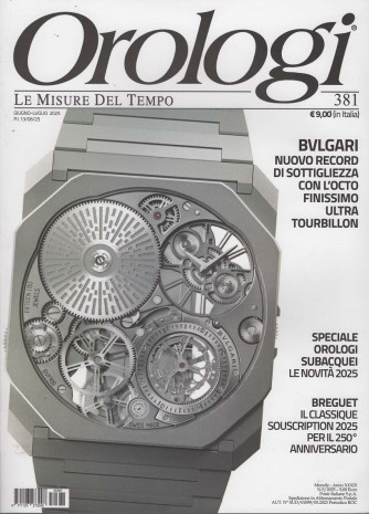 Orologi - Uscita n.381 - 18 Giugno 2025 - Mensile
