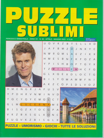 Puzzle sublimi - n. 68 - bimestrale -aprile - maggio 2021