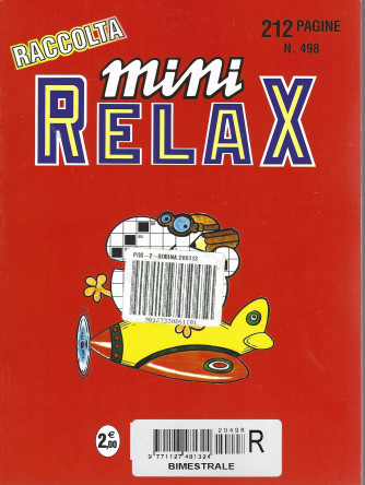 Raccolta Mini relax - n. 498 - bimestrale -febbraio 2020 - 212 pagine