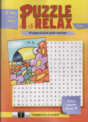 I puzzle di Relax - n. 359- mensile -maggio    2024