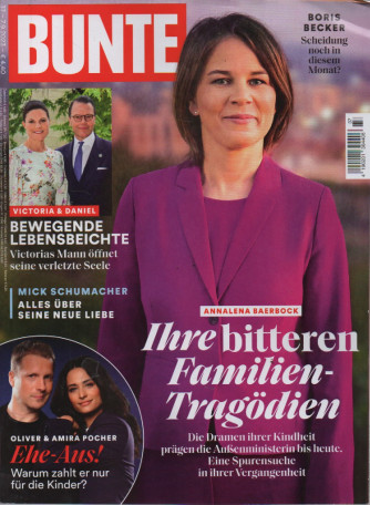 Bunte n. 37- 7/9/2023 (rivista in lingua tedesca)