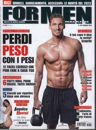 For men  magazine- n. 239 - >Gennaio 2023 - mensile