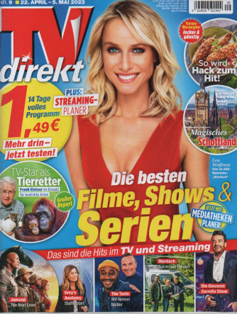 TV direkt - n.9 - 22 april - 5 mail 2023 - in lingua tedesca
