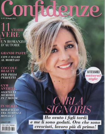 Confidenze - n. 22  -30  maggio    2023 - settimanale