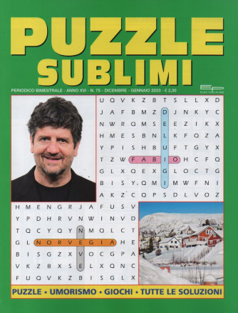 Puzzle sublimi - n. 75 - bimestrale - dicembre - gennaio 2023