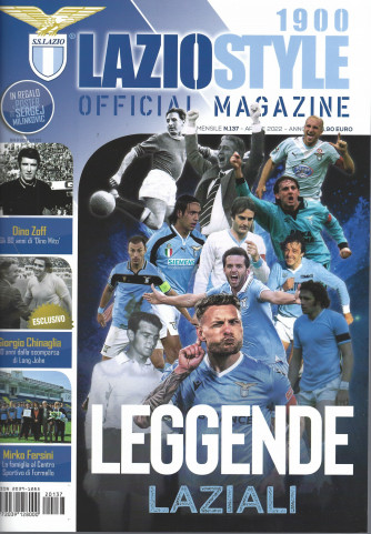 Lazio Style 1900 - Official magazine - n. 137 - mensile -aprile  2022