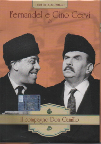 DVD I film di Don Camillo - 5° Uscita  -Fernandel e Gino Cervi in  Il compagno Don Camillo - doppio dvd- 13 febbraio 2024 -