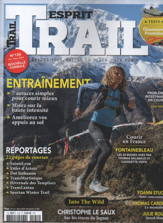 Esprit Trail - n. 135 - fev. mars 2024 -bimestriel -  in lingua francese