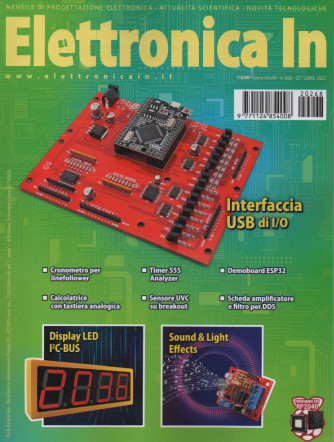 Elettronica In - n. 268 -ottobre   2022 - mensile
