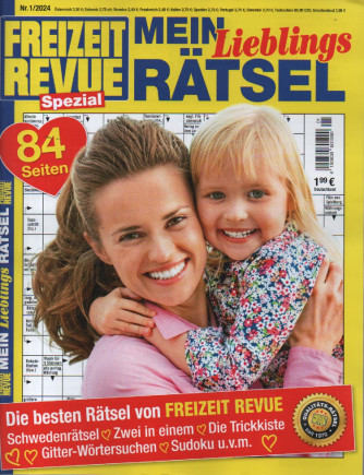 Freizet Revue - Mein Lieblings Ratsel - n. 1 /2024- in lingua tedesca