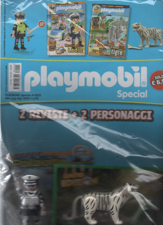 Playmobil Special - n. 4 - bimestrale - luglio - agosto 2023 - 2 riviste + 2 personaggi