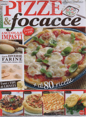 Cucina tradizionale -Pizze & Focacce + Pane fatto in casa- n. 8 - bimestrale - ottobre - novembre 2023 - 2 riviste
