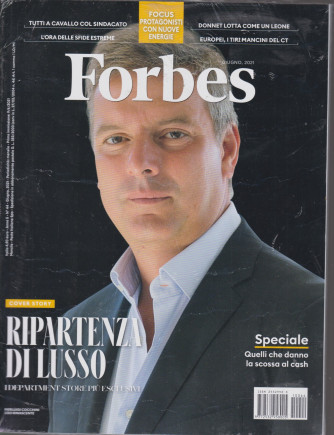 Forbes   - n.44  -giugno   2021 - mensile - 2 riviste