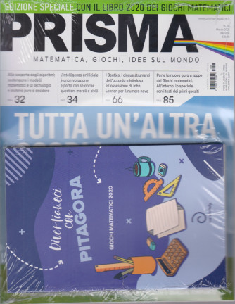 Prisma  - n. 28 - marzo 2021 - mensile + Libro Divertiamoci con Pitagora - Giochi matematici 2020 - rivista + libro