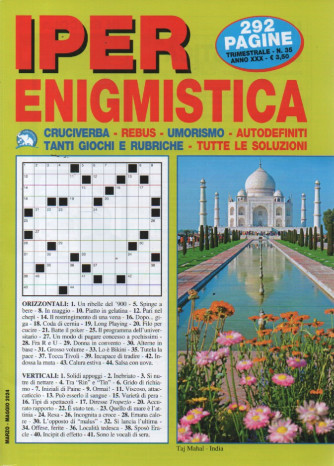 Iper enigmistica - n. 35 - trimestrale - marzo - maggio  2024 - 292 pagine