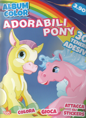 Album color - Adorabili Pony - n. 54 - bimestrale - 23 marzo  2023