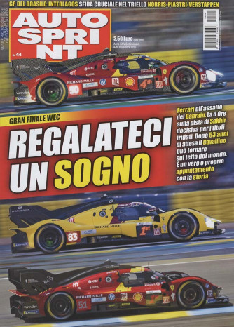 Autosprint - Regalateci un Sogno - Uscita n.44 - 5 Novembre 2025 - Settimanale