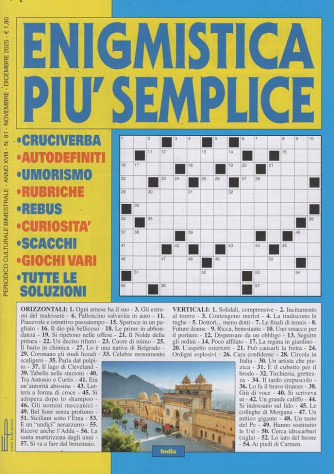 Enigmistica più Semplice - Uscita n.91 - 3 Novembre 2025 - Bimestrale