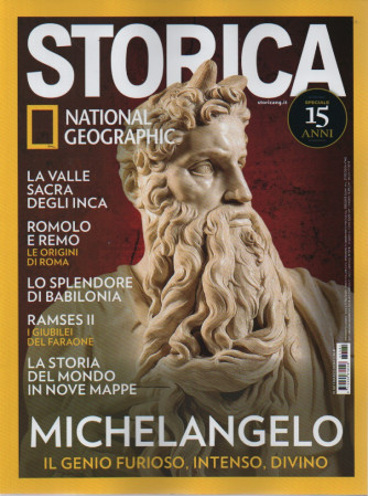 Storica - National Geographic - n. 181  - Michelangelo. Il genio furioso, intenso, divino- marzo 2024 - mensile