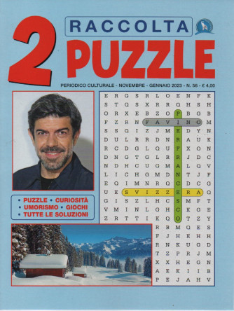 Raccolta 2 Puzzle - n. 56 -novembre - gennaio    2023