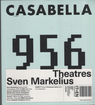 Casabella - mensile  n. 956 - aprile 2024 - italian - english