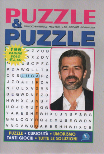 Puzzle & Puzzle - n.179 - bimestrale - dicembre - gennaio 2023 - 196 pagine