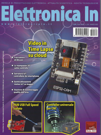 Elettronica In - n. 262 -marzo 2022 - mensile