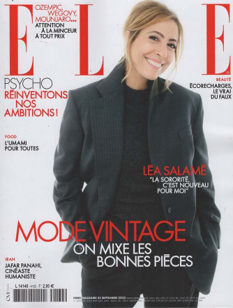 Elle France - Uscita n.4162 - 4 Ottobre 2025 - Settimanale - In lingua francese
