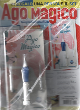 Super Creare Uncinetto -Ago Magico- n. 90 - mensile -in regalo una rivista e il set