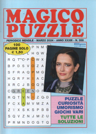 Magico puzzle - n. 358 mensile -marzo  2024 - 100 pagine