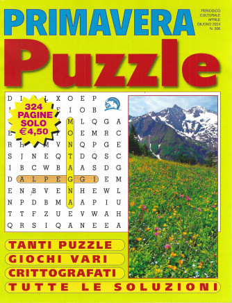Primavera puzzle - n. 306 - aprile - giugno 2024 - 324 pagine