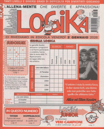 Logika - Uscita n.178 - 6 Dicembre 2025 - Mensile