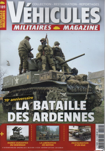 Vehicules - Militaires magazine - n. 109 - fevrier - mars 2023 - bimestrale - in lingua francese