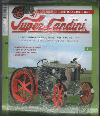 Costruisci il mitico trattore Super Landini -n. 7 - 22/03/2022 - quattordicinale