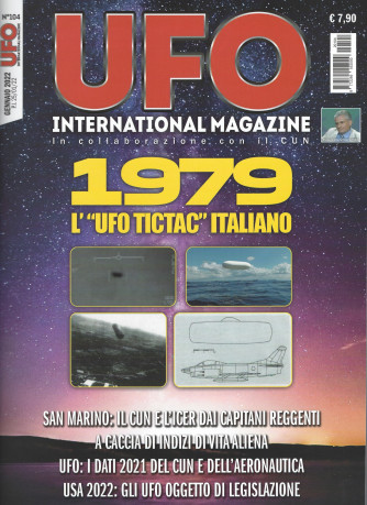 Ufo International Magazine - n. 104- gennaio 2022-  mensile