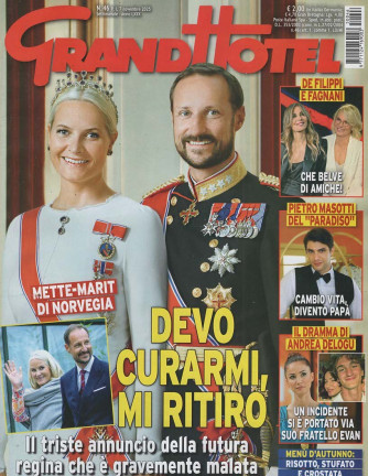 Grand Hotel - Uscita n.46 - 7 Novembre 2025 - Settimanale