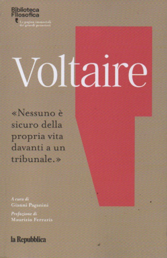 Biblioteca filosofica -Voltaire - n. 13 -219  pagine - La Repubblica