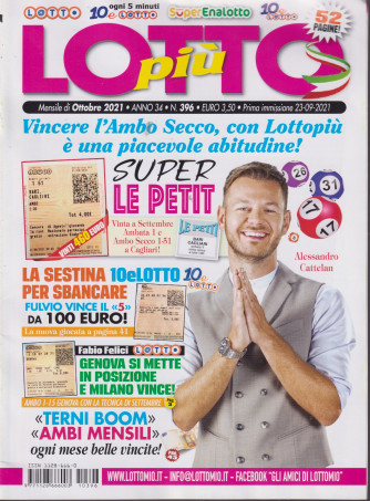 Lotto Piu' - n. 396- mensile -ottobre  2021 - 52 pagine