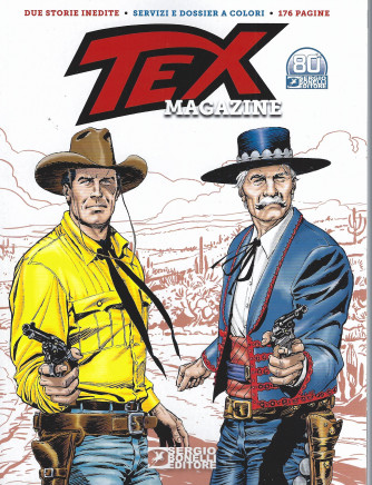 Tex magazine-  - n. 173  -  25 gennaio 2022 - bimestrale - 176 pagine