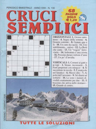 Cruci Semplici - Uscita n.130 - 5 Dicembre 2025 - Bimestrale