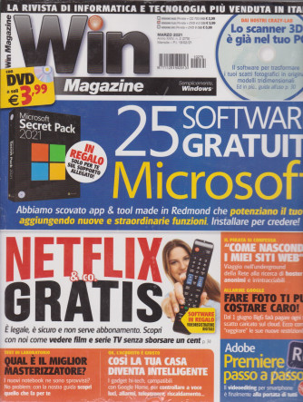 Win Magazine Plus - rivista + dvd - n. 275 -marzo 2021 - mensile