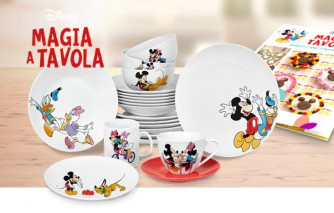 Disney Magia a Tavola - Magazine + Mug - Mickey Mouse and Minnie (350 ml) - Uscita n.35 - 6 Novembre 2025 - Quattordicinale