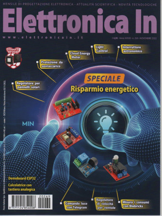 Elettronica In - n. 269 - novembre 2022 - mensile