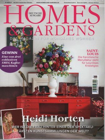 Homes & Gardens - n. 5 - september/oktober 2023 - in lingua tedesca